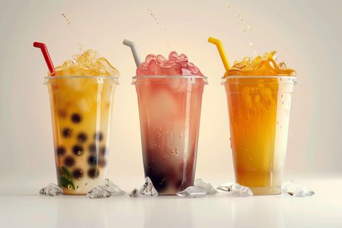 香纯的珍珠奶茶饮品摄影图片 创意海报
